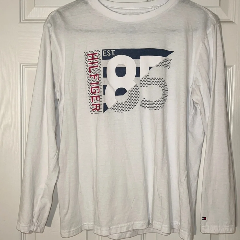White long sleeve Tommy Hilfiger shirt - Picture 1 of 1